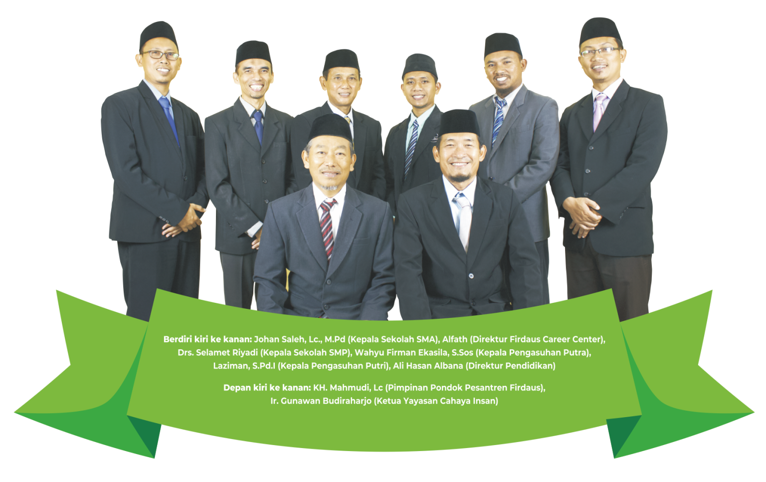 Pimpinanan & Pengasuh Pondok Pesantren Firdaus